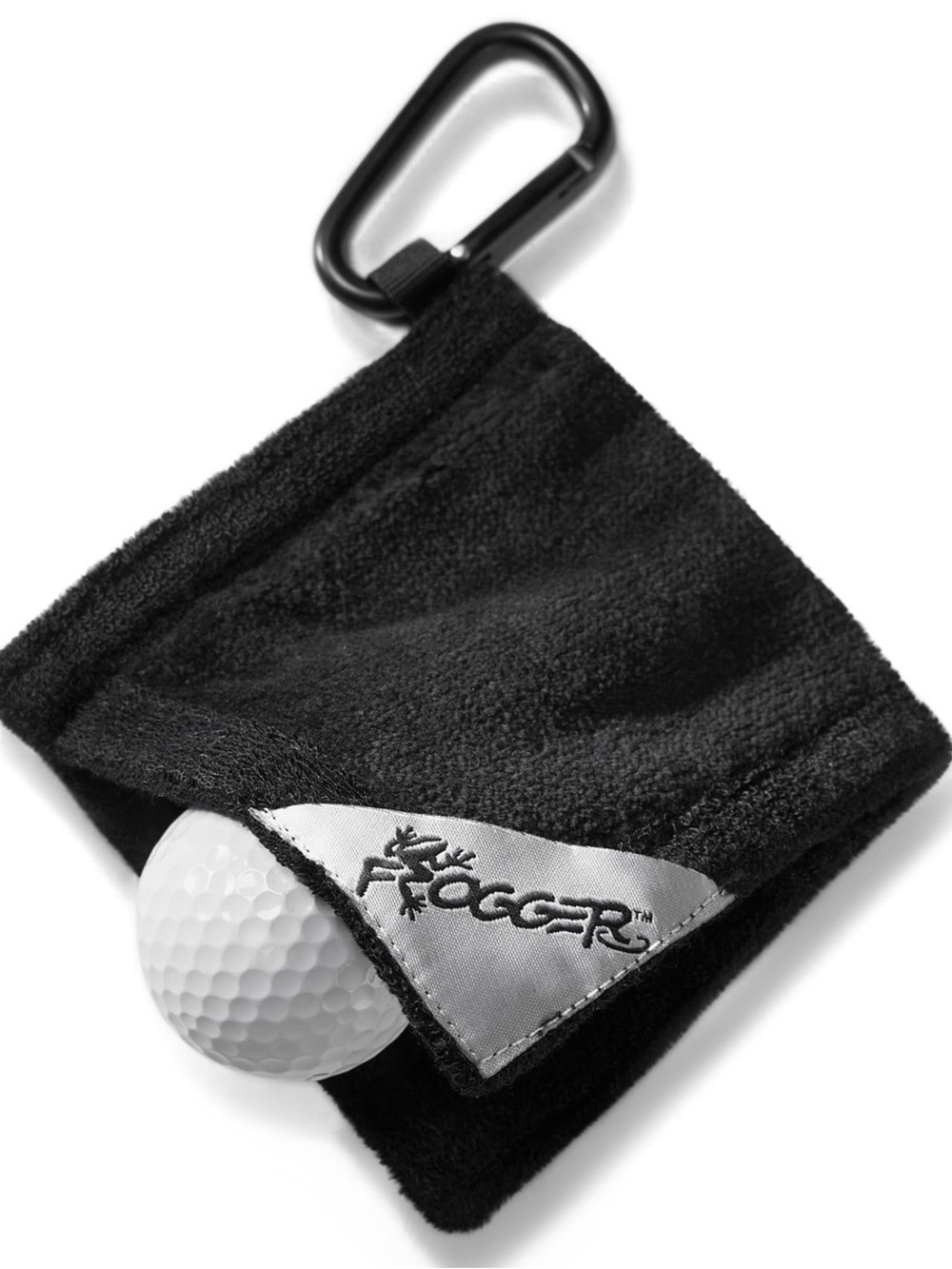 Frogger Golf Towel with Carabiner